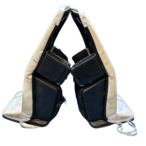 Bauer Supreme Mach - Ensemble complet de gardien de but Pro Stock d'occasion (blanc/noir)